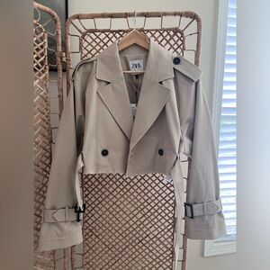 ZARA new coat trench , size S